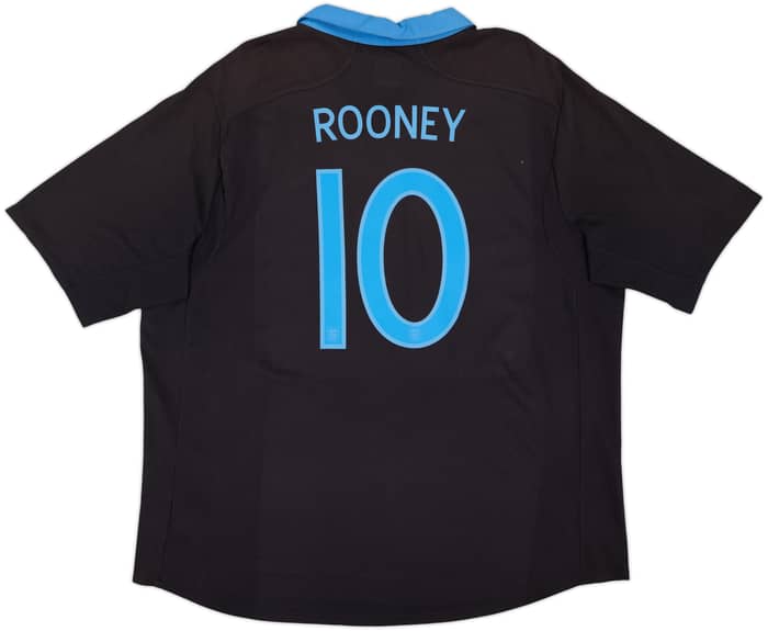 2011-12 England Away Shirt Rooney #10 - 8/10 - (4XL)