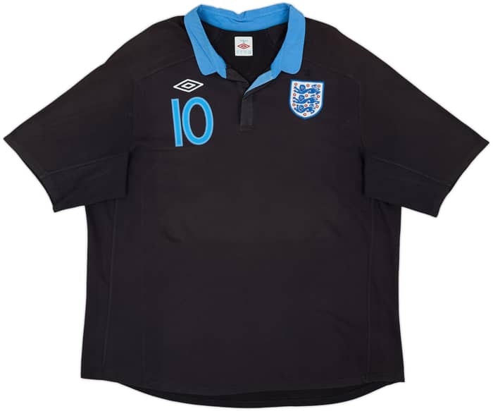2011-12 England Away Shirt Rooney #10 - 8/10 - (4XL)