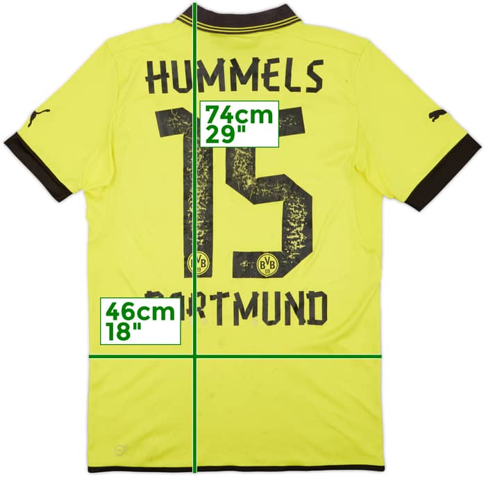 2012-13 Borussia Dortmund Home Shirt Hummels #15 - 4/10 - (M)