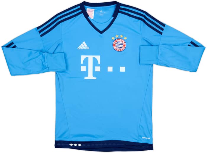 2015-16 Bayern Múnich Camiseta de Arquero - 9/10 - (XL.Boys)