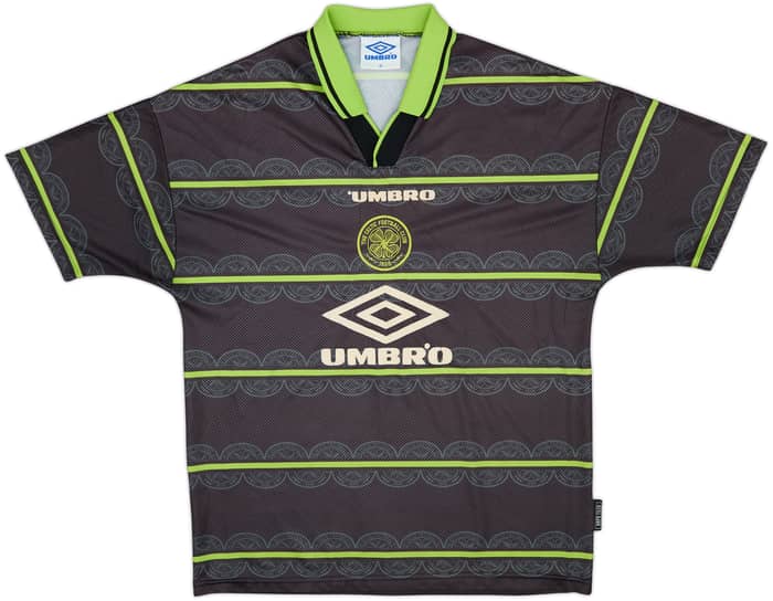 1998-99 Celtic Away Shirt Larsson #7 - 7/10 - (M)