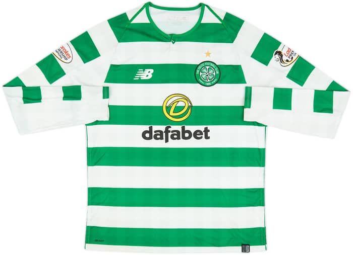 2018-19 Celtic Home L/S Shirt Griffiths #9 - 5/10 - (M)