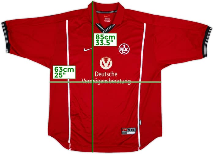1999-00 Kaiserslautern Home Shirt - 8/10 - (XXL)