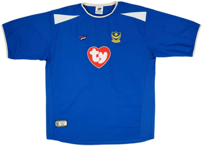 2003-05 Portsmouth Home Shirt Sheringham #10 - 8/10 - (L)