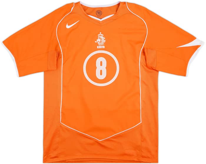 2004-06 Netherlands Home Shirt Davids #8 - 8/10 - (M)