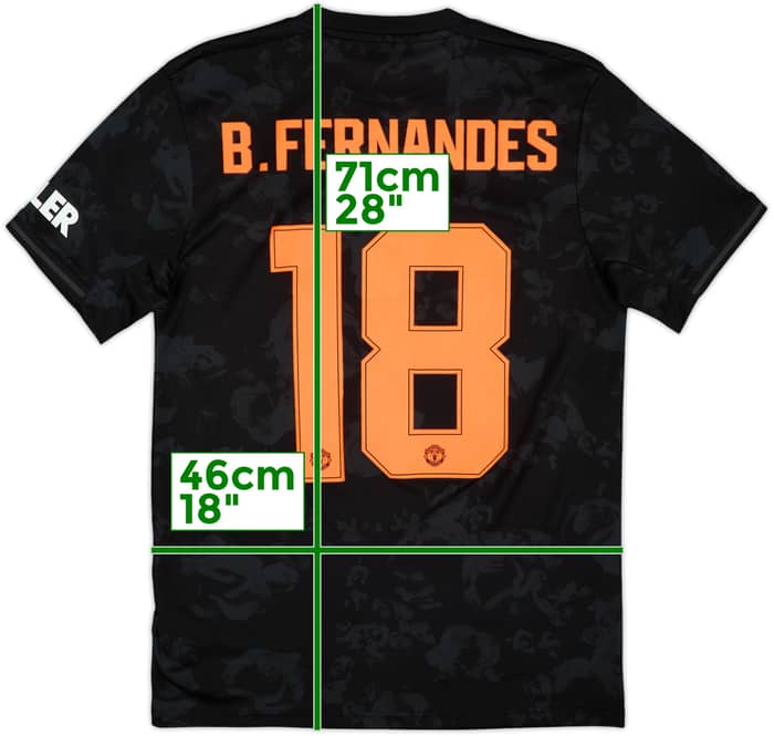 2019-20 Manchester United Third Shirt B.Fernandes #18 - 10/10 - (S)
