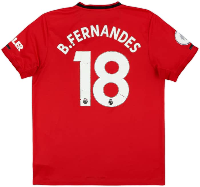 2019-20 Manchester United Home Shirt B.Fernandes #18 - 5/10 - (L)