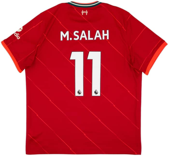 2021-22 Liverpool Home Shirt M.Salah #11 - 8/10 - (XL)