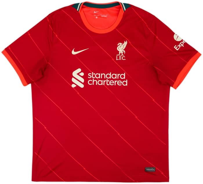 2021-22 Liverpool Home Shirt M.Salah #11 - 8/10 - (XL)