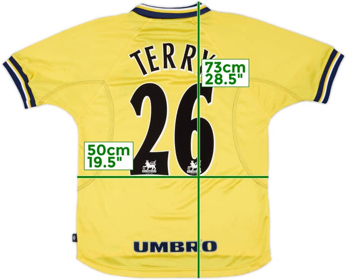 1998-00 Chelsea Third Shirt Terry #26 - 8/10 - (Y)