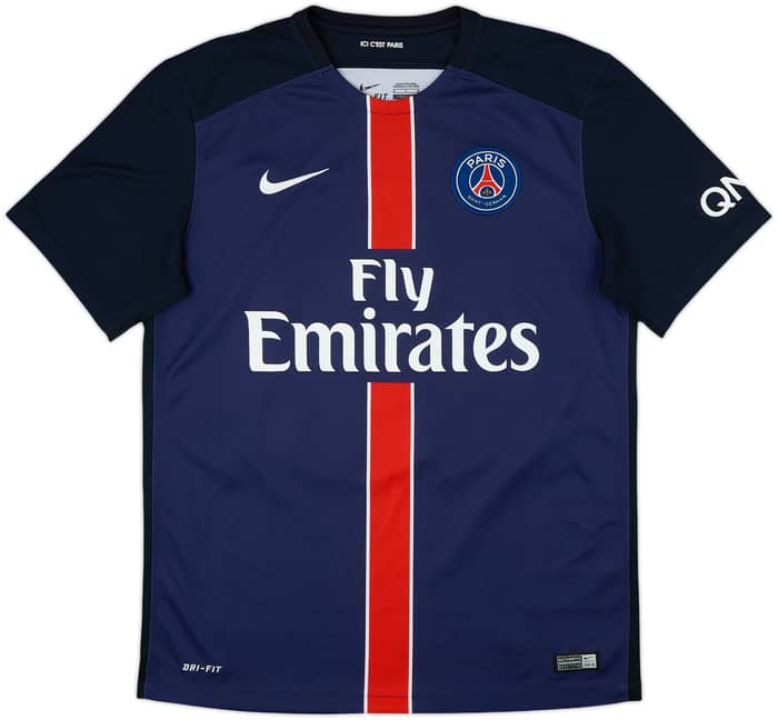 2015-16 Paris Saint-Germain Home Shirt Cavani #9 - 9/10 - (M)