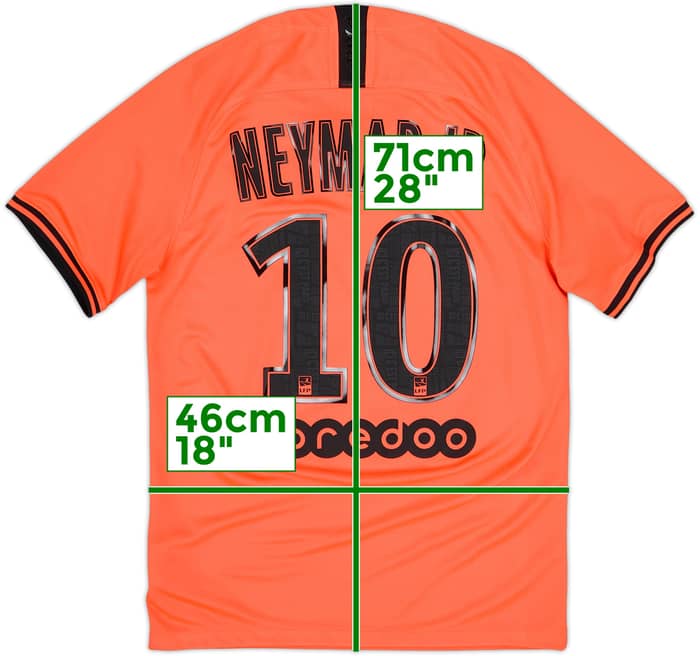 2019-20 Paris Saint-Germain Away Shirt Neymar Jr #10 - 9/10 - (S)