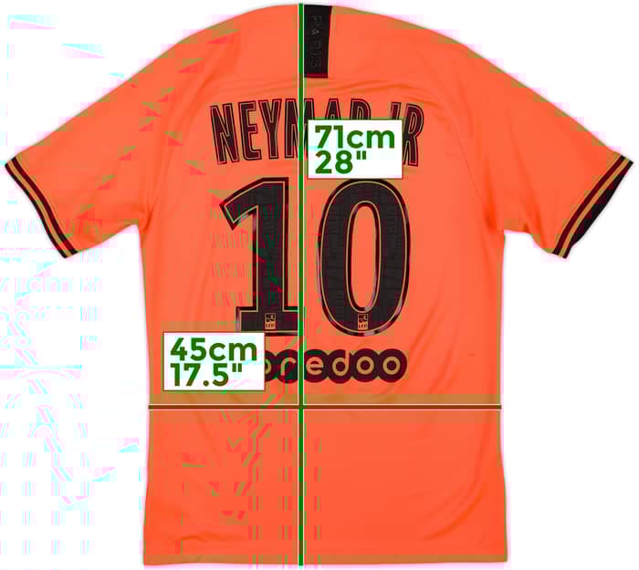 2019-20 Paris Saint-Germain Away Shirt Neymar Jr #10 - 6/10 - (S)