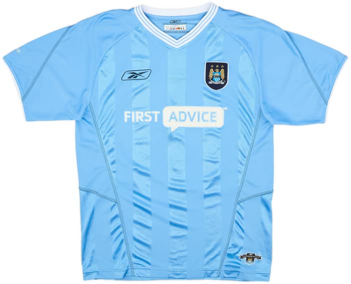 2003-04 Manchester City Home Shirt Anelka #39 - 8/10 - (S)