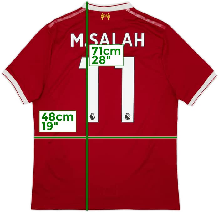 2017-18 Liverpool 125 Years Home Shirt M.Salah #11 - 6/10 - (M)