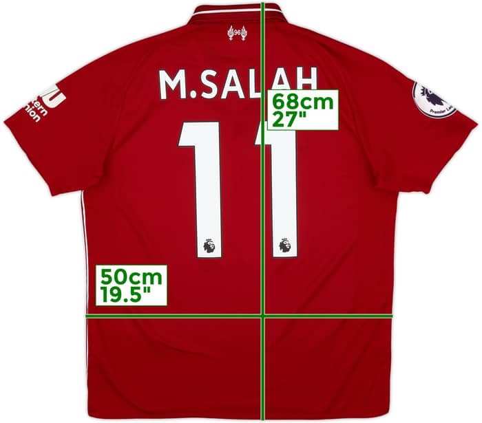 Camiseta de local del Liverpool 2018-19 M.Salah #11 - 7/10 - (M)