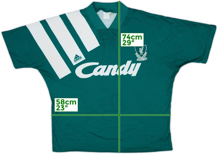 1991-92 Liverpool Away Shirt - 6/10 - (L/XL)