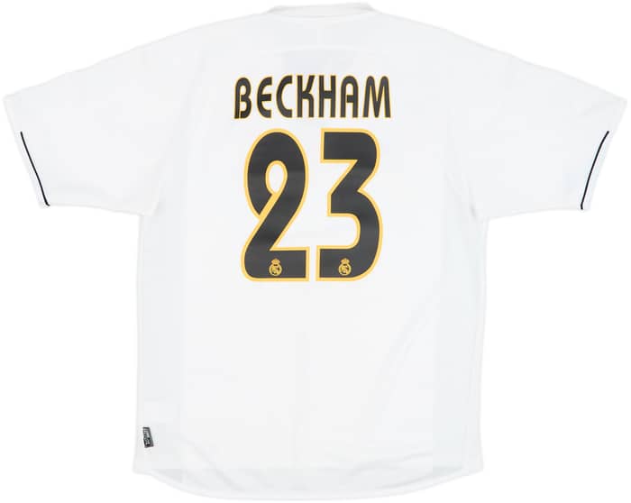 2003-04 Real Madrid Home Shirt Beckham #23 - 6/10 - (M)