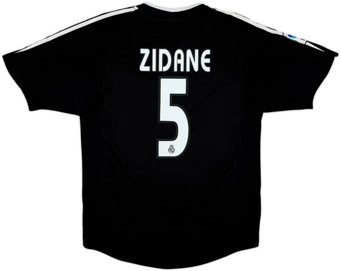 2004-05 Real Madrid Away Shirt Zidane #5 - 6/10 - (S)