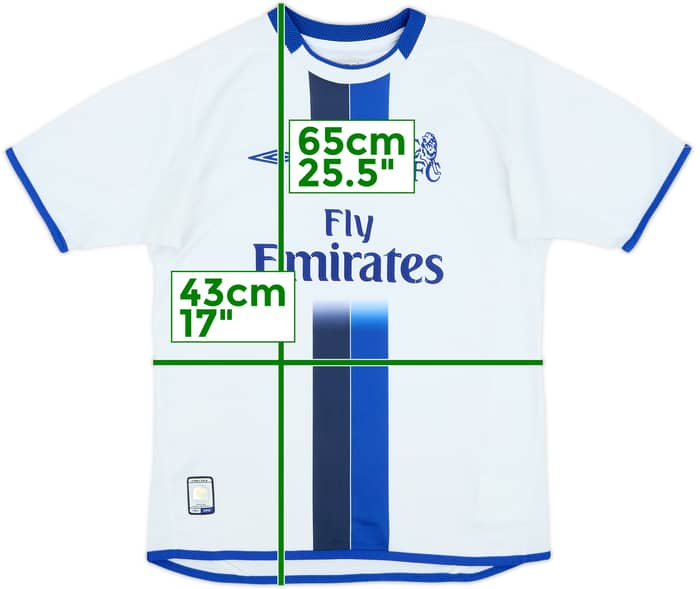 2003-05 Chelsea Away Shirt - 7/10 - (M.Boys)