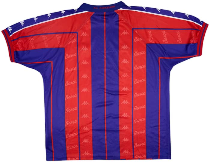 1997-98 Barcelona Home Shirt - 8/10 - (XL)