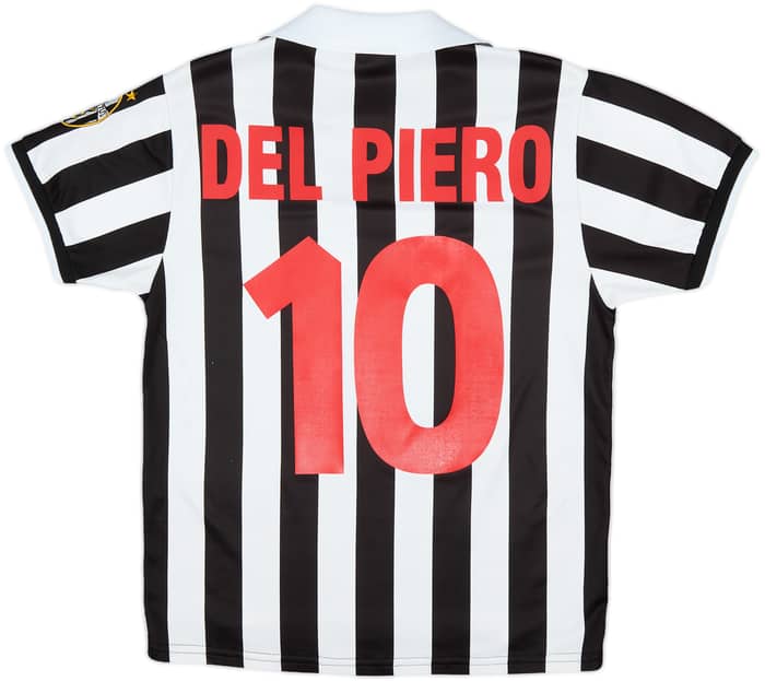 1998-99 Juventus Home Shirt Del Piero #10 - 8/10 - (XL.Boys)