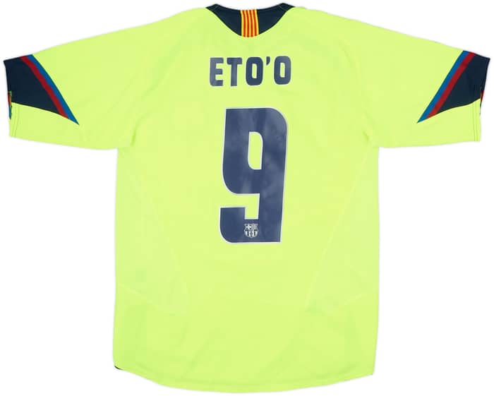 2005-06 Barcelona Away Shirt Eto'o #9 - 9/10 - (S)