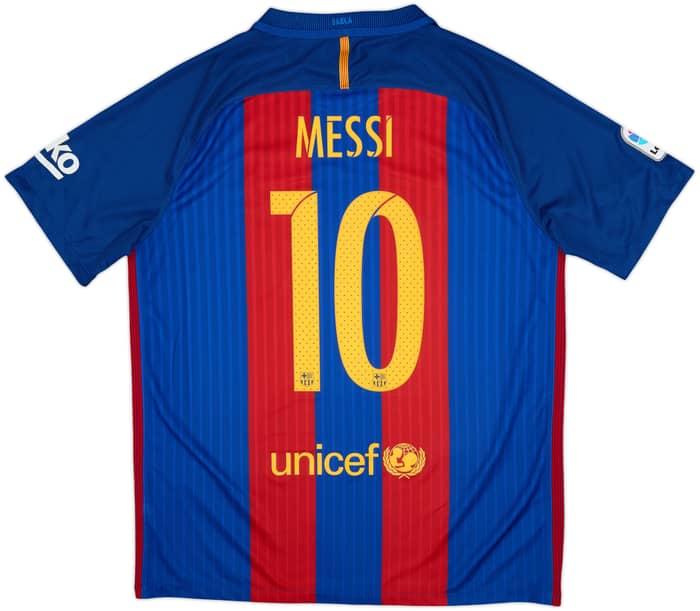 2016-17 Barcelona Home Shirt Messi #10 - 8/10 - (L)