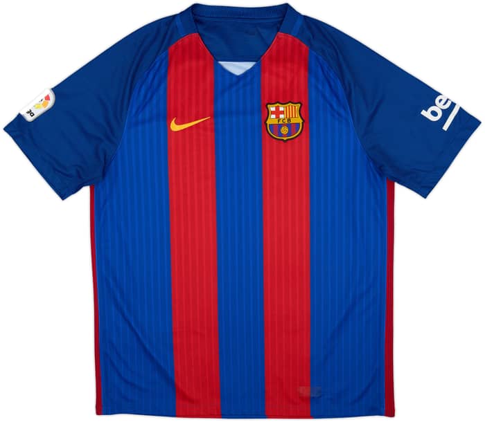 2016-17 Barcelona Home Shirt Messi #10 - 8/10 - (L)