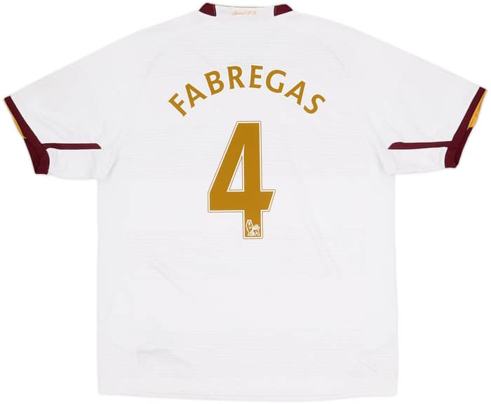 2007-08 Arsenal Camiseta Visitante Fabregas #4 - 8/10 - (L)