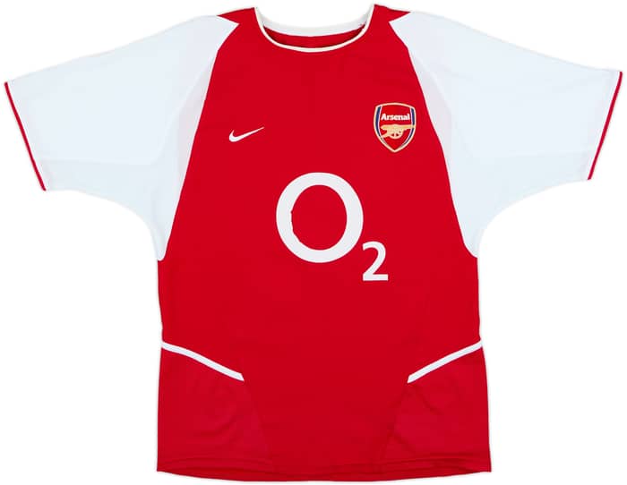 2002-04 Arsenal Home Shirt Edu #17 - 7/10 - (S)