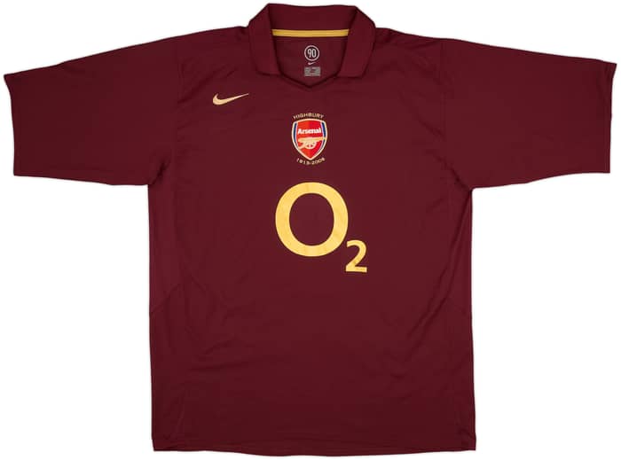 2005-06 Arsenal Home Shirt Henry #14 - 8/10 - (XL)
