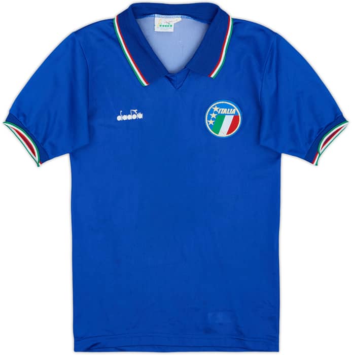 1986-91 Italy Home Shirt - 8/10 - (L.Boys)