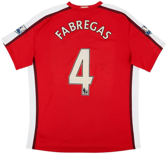 2008-10 Arsenal Home Shirt Fabregas #4 - 8/10 - (XXL)
