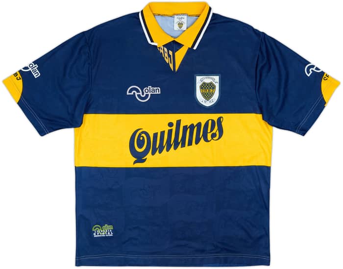 1995-97 Boca Juniors Home Shirt - 6/10 - (L)