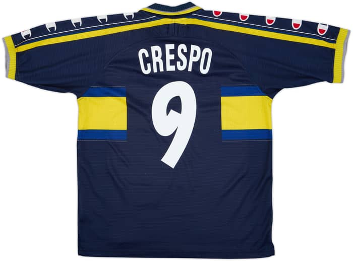 Camiseta de la tercera equipación del Parma 1999-00 Crespo #9 - 6/10 - (L)