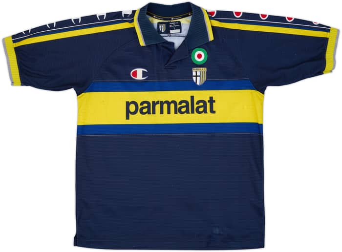 Camiseta de la tercera equipación del Parma 1999-00 Crespo #9 - 6/10 - (L)