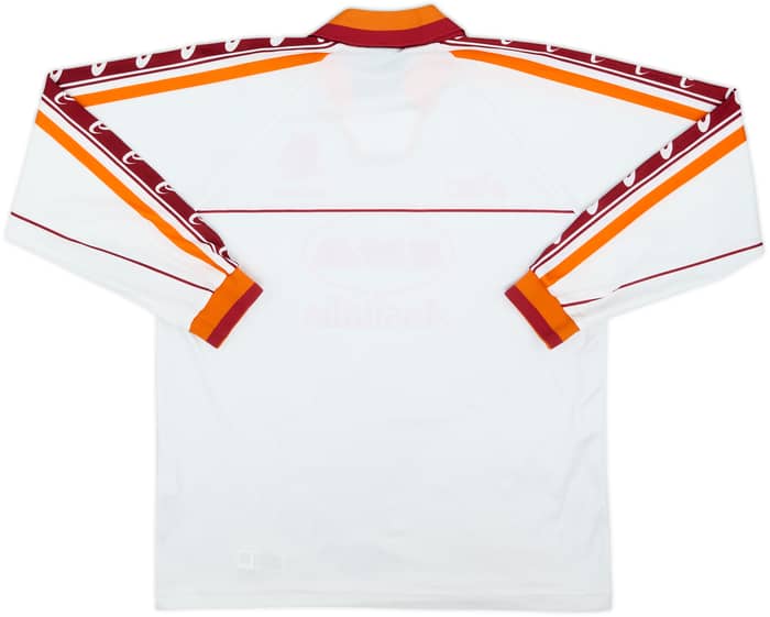1995-96 Roma Away L/S Shirt - 8/10 - (XL.Boys)