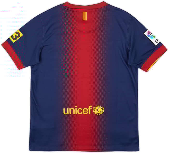 2012-13 Barcelona Home Shirt - 8/10 - (M.Boys)