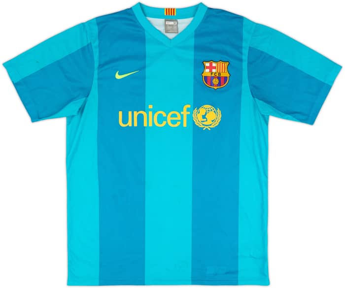 2007-09 Barcelona Basic Away Shirt Ronaldinho #10 - 7/10 - (M)