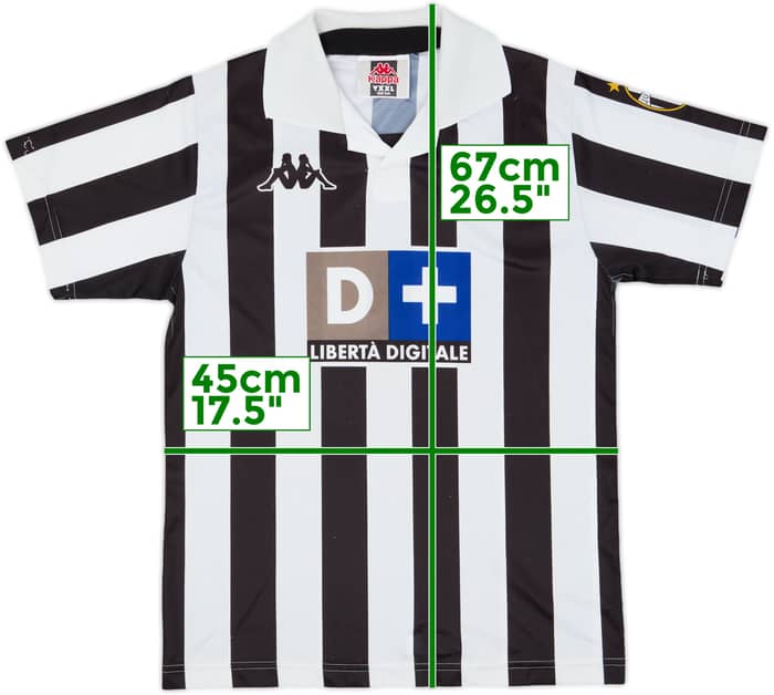 1998-99 Juventus Basic Home Shirt - 8/10 - (XL.Boys)