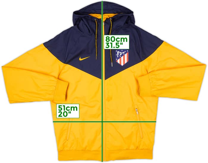 2019-20 Atletico Madrid Nike Hooded Track Jacket - 6/10 - (S)
