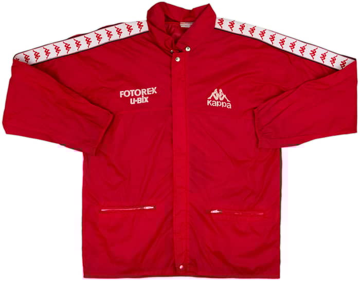 1988-90 AC Milan Kappa Hooded Rain Jacket - 6/10 - (L)
