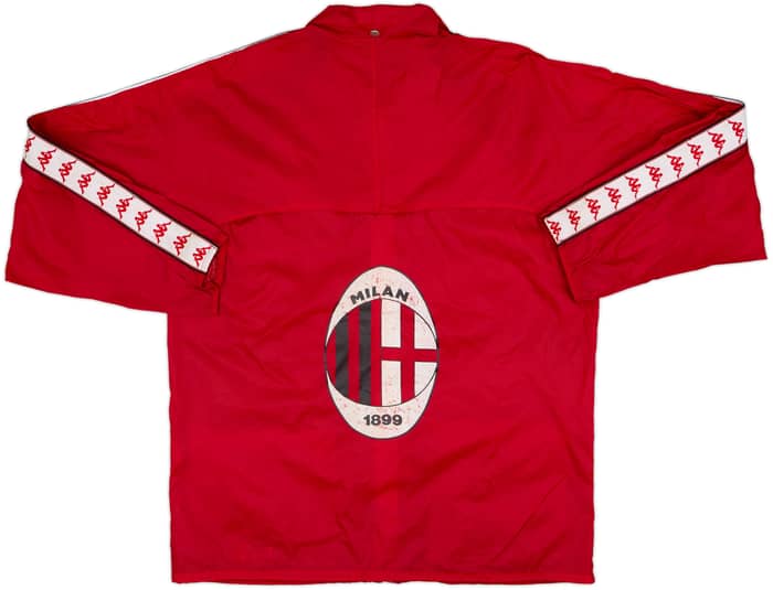 1988-90 AC Milan Kappa Hooded Rain Jacket - 6/10 - (L)