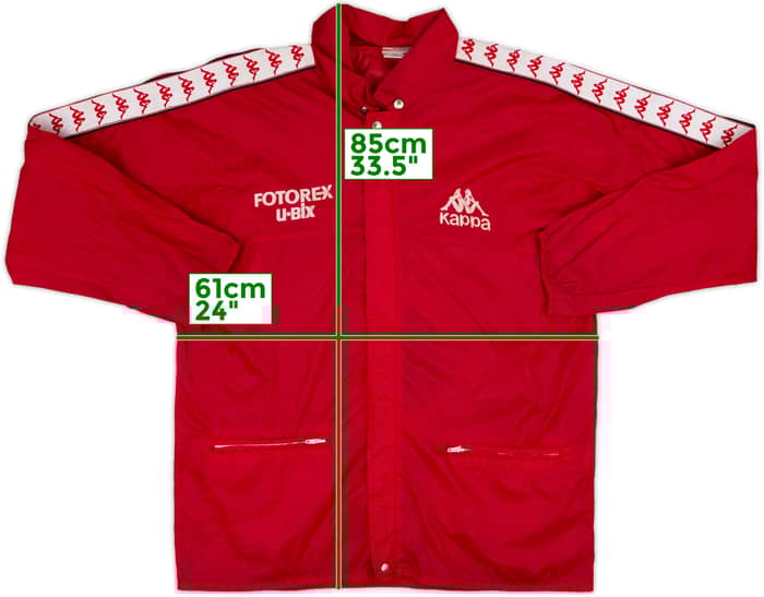 1988-90 AC Milan Kappa Hooded Rain Jacket - 6/10 - (L)