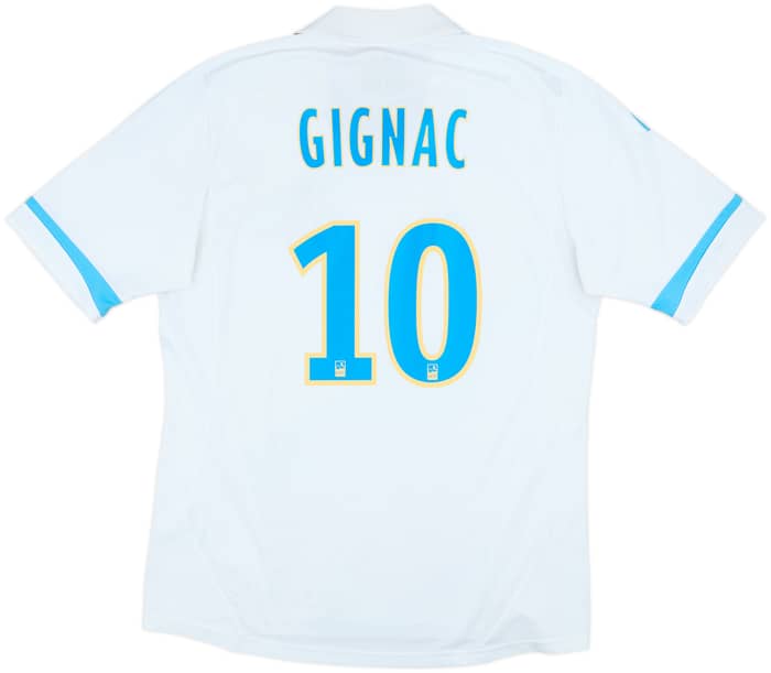2011-12 Olympique Marseille Home Shirt Gignac #10 - 7/10 - (L)