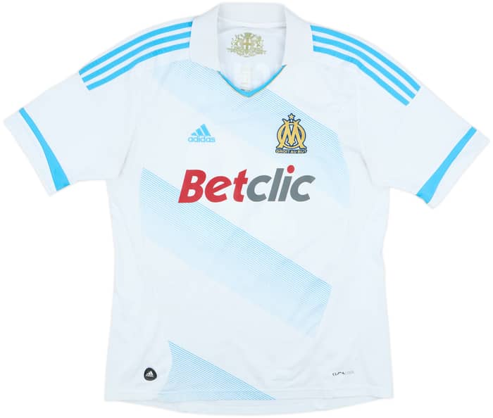 2011-12 Olympique Marseille Home Shirt Gignac #10 - 7/10 - (L)