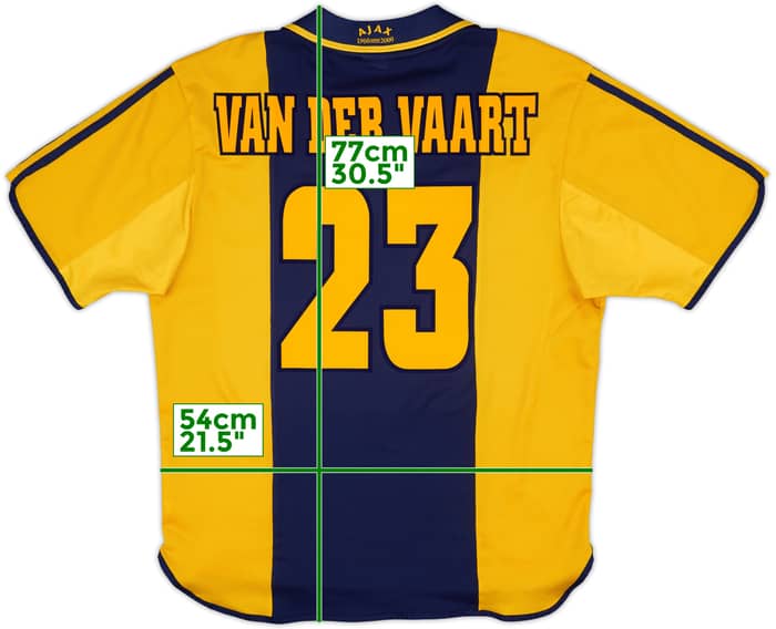 2000-01 Ajax Centenary Away Shirt Van Der Vaart #23 - 8/10 - (L)