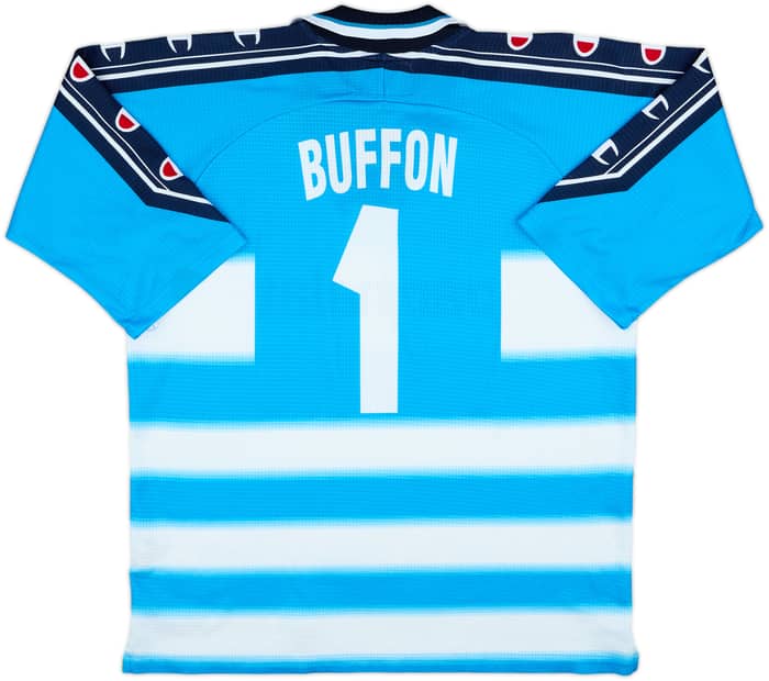 1999-00 Parma GK S/S Shirt Buffon #1 - 8/10 - (L)