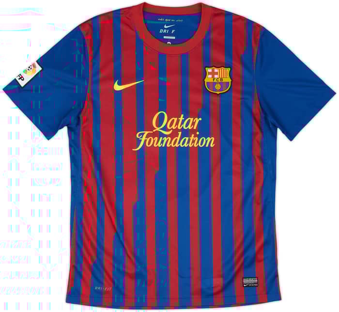 2011-12 Barcelona Home Shirt A.Iniesta #8 - 9/10 - (M)